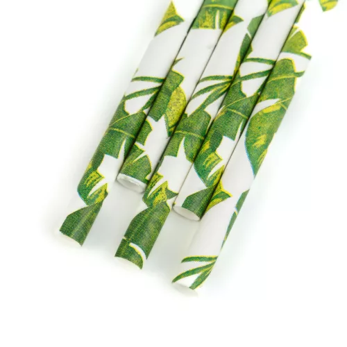 Family 57605 Papír szívószál - dzsungel - 197 x 6 mm - 25 db / csomag