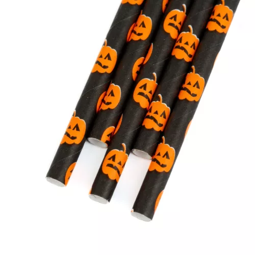 Family 57606 Papír szívószál - halloween - 197 x 6 mm - 25 db / csomag