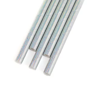   Family 57607 Papír szívószál - irizáló - 197 x 6 mm - 25 db / csomag