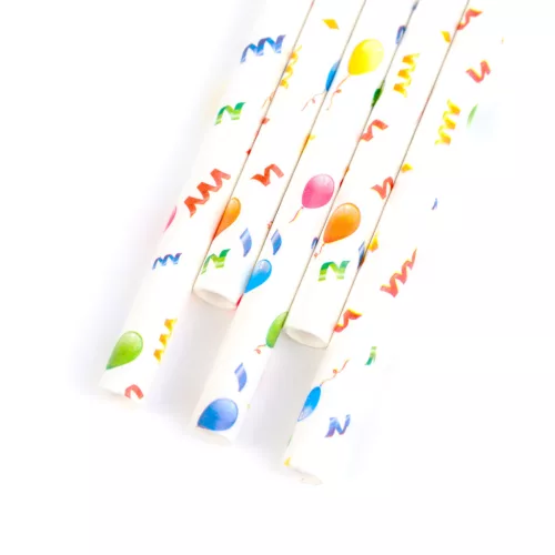 Family 57608 Papír szívószál - party - 197 x 6 mm - 25 db / csomag