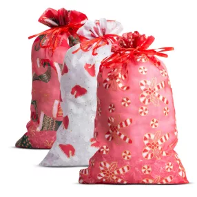 Family 58078C Organza ajándéktasak - 3 féle - 20 x 30 cm