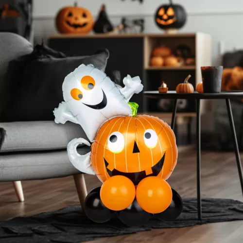 Family 58080H Halloween lufi szett - tök - 10 db / csomag
