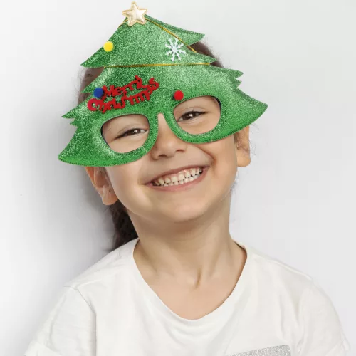 Family 58083A Party szemüveg - Karácsonyfa mintával