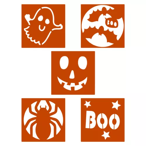 Family 58176 Halloween-i sablonkészlet - 5 db / csomag