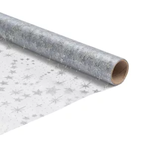   Family 58200G Karácsonyi asztalterítő futó -  szürke / ezüst - 180 x 28 cm