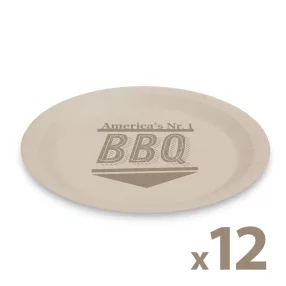   Family 58235D Papírtányér szett - BBQ - 23 cm - 12 db / csomag