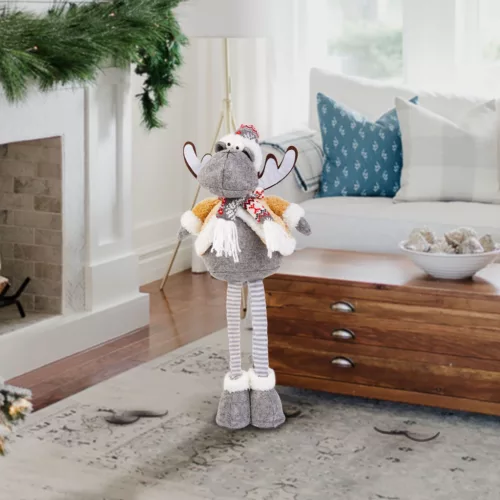 Family 58345 Karácsonyi rénszarvas dekoráció - teleszkópos lábbal - 45 - 60 cm