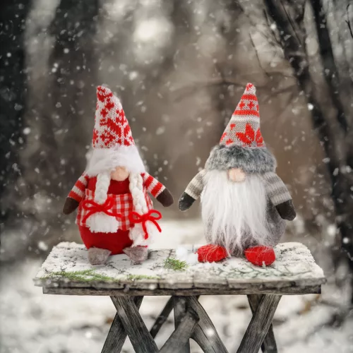 Family 58348 Karácsonyi skandináv manó - 8 x 14 x 20 cm - 2 féle