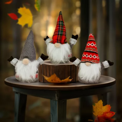 Family 58349 Karácsonyi skandináv manó - 20 x 8,5 x 25 cm - 3 féle