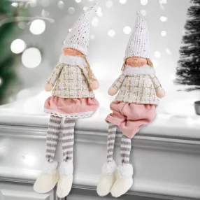 Family 58378 Baba dekoráció - lábbal - 46 cm - 2 féle