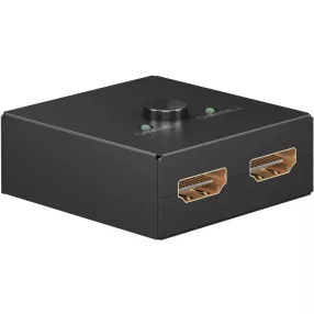   Goobay 58485 Kétirányú elosztó/kapcsoló, HDMI Switch (4K @ 30Hz)