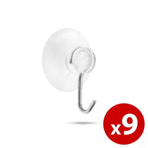 Family 58538 Tapadókorongos fali akasztó - 9 db / bliszter