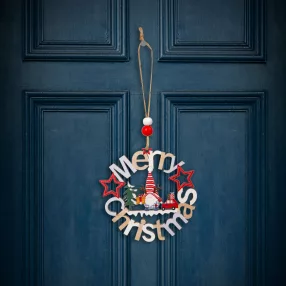 Family 58548B Karácsonyi dekoráció - fa, manó - 11 cm