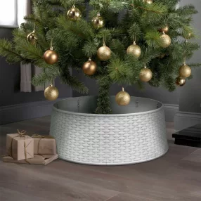   Family 58556A Karácsonyfatalp takaró - fehér, műanyag - 65 x 23 cm