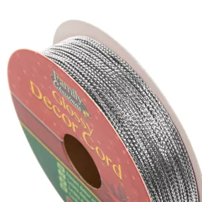 Family 58569B Fényes dekor zsinór - 10 m - ezüst