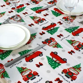   Family 58652B Karácsonyi asztalterítő - flanel - 132 x 178 cm