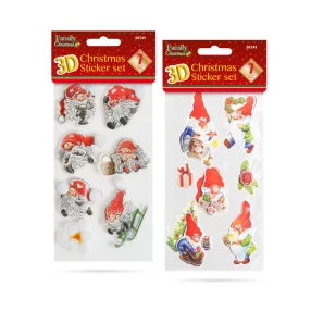 Family 58745 Karácsonyi 3D matrica szett - 2 féle