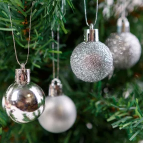   Family 58775A Karácsonyfadísz szett - ezüst - 12 db / szett