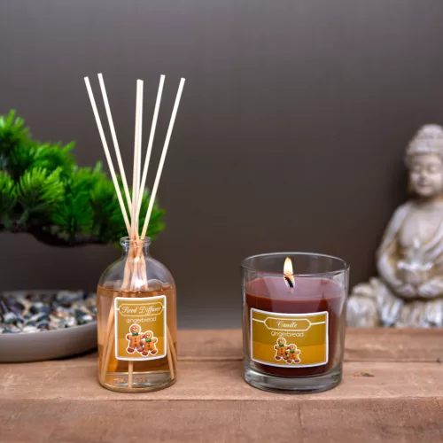 Vog&Arths 58800B Illatgyertya és illatosító szett - mézeskalács - 120 g + 100 ml