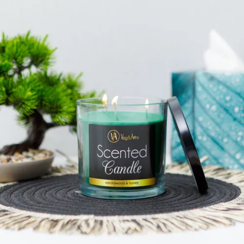 Vog&Arths 58812B Illatgyertya - szantálfa & méz - 350 g