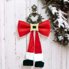   Family 58949 Karácsonyi dísz - masni, glitteres övcsattal - 25 x 40 cm