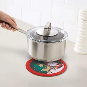   Family 58955A Karácsonyi edényalátét - manós - 180 x 7 mm