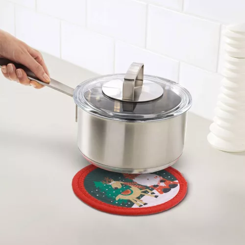 Family 58955A Karácsonyi edényalátét - manós - 180 x 7 mm