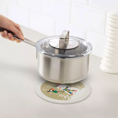 Family 58955B Karácsonyi edényalátét - hóember - 180 x 7 mm