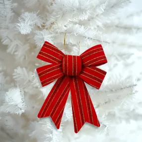   Family 58958 Masni dekoráció - glitteres, piros - 18 x 25 cm