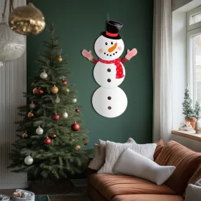   Family 58965B Karácsonyi dekoráció - hóember - papír - 90 cm