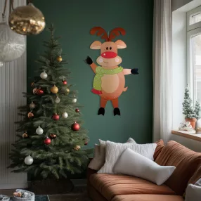   Family 58965C Karácsonyi dekoráció - rénszarvas - papír - 90 cm