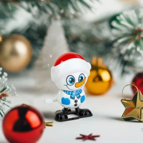 Family 58970B Felhúzható ugráló hóember- 7 x 5 cm