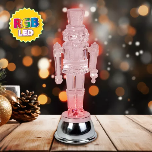 Family 58975 LED-es ólomkatona dekoráció - RGB LED - 15 x 5 x 5 cm - elemes