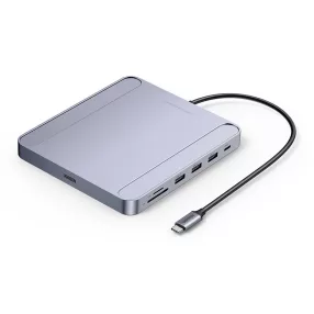   Ugreen HUB Type C -3 x USB A 3.1 Gen 1 + SD / TF kártya + RJ45 szürke (60378)