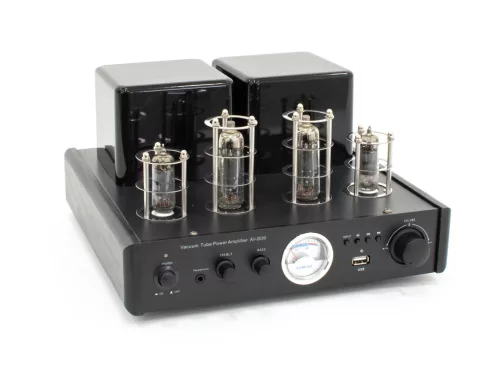 Thunder HY-AV2030 HIBRID CSÖVES Retro erősítő Mp3/BT/USB lejátszással (2x30W) - FEKETE