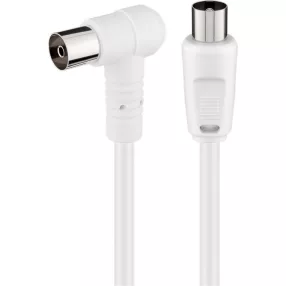 Goobay 67359 Koax kábel szerelt 90 fokos, 1,5m