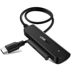   Ugreen SATA adapter 2,5'' Type-c USB-C 3.2 Gen 1 (SuperSpeed USB 5 Gbps) fekete