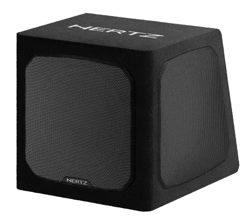 Hertz DBA 201 aktív mélynyomó láda dupla passzív radiátorral, 200 mm, 440 W, HRC 01 távirányítóval