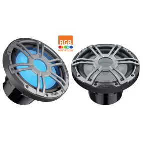   Hertz HMS 10 S2-LD-G 25cm-es vízálló mélysugárzó RGB LED világítással, 2 Ohm