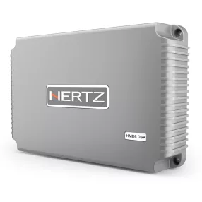   Hertz HMD8 DSP 8 csatornás erősítő hangprocesszorral, hajó és motorsporthoz
