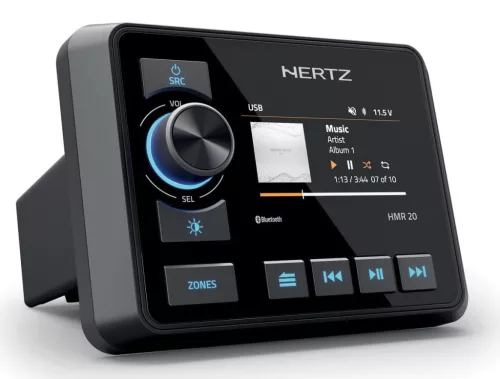 Hertz HMR 20 DAB+ Hajós, Motor, Powersport digitális médialejátszó DAB+ tunerrel