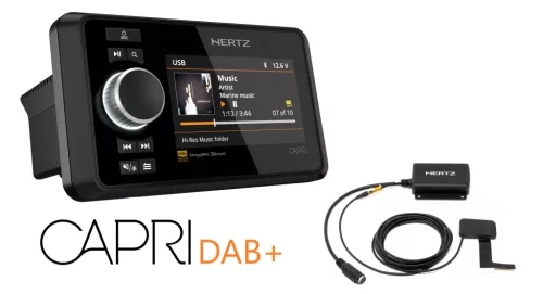 Hertz CAPRI H100 DAB+  Csúcskategóriás hajós High-end audio forrás Hi-Res zenelejátszással