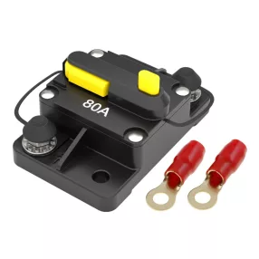   Hertz HMCB 80A automata áramkör-megszakító IP67 tengerészeti minősítéssel hajóhoz, autóhifihez