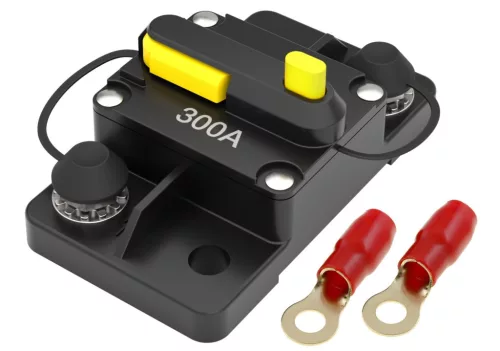 Hertz HMCB 300A automata áramkör-megszakító IP67 védelemmel, tengerészeti minősítés, 300A, csavaros rögzítés