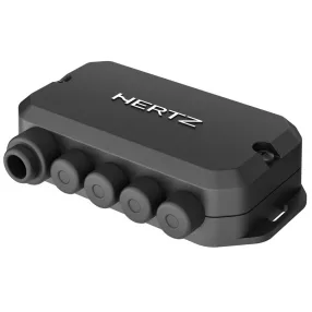   Hertz HMDB tápelosztóblokk 1/0 AWG bemenet, 4x 4 AWG kimenet, IP54 védelemmel, autóhifi és hajós rendszerekhez