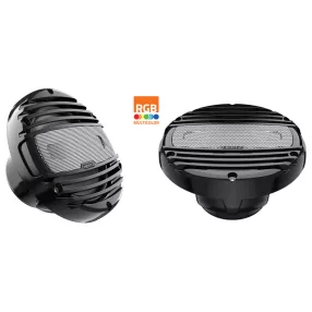   Hertz HMX 8 LD-C 20cm-es vízálló koaxiális hangszóró fekete színben, RGB LED világítással