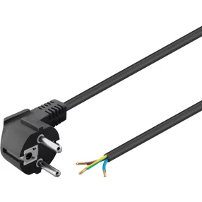 Goobay 93976 MT 3x0,75mm H05 1,5m kábel fekete