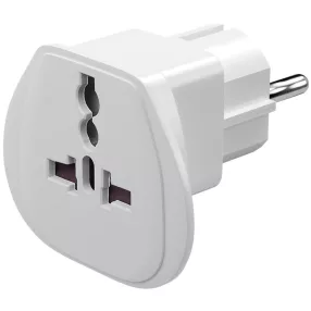   Goobay 94026 Univerzális hálozati töltő átalakitó/adapter, max.16A, fehér