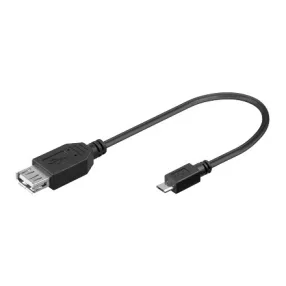   Goobay 95193 USB 2.0 Hi-Speed adapter kábel, Mini USB - USB aljzat