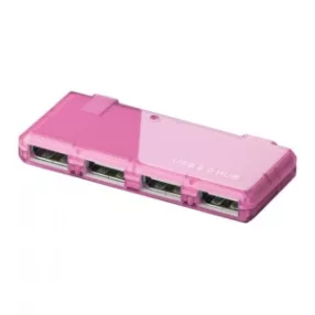 Goobay 95672 USB HUB,pink,4 portos